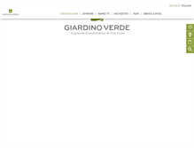 Tablet Screenshot of giardino-verde.ch